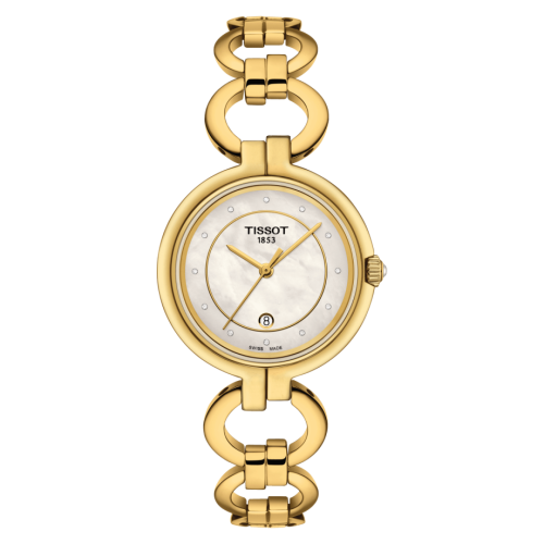 Tissot Flamingo PVD Yellow Gold / MOP / Bracelet